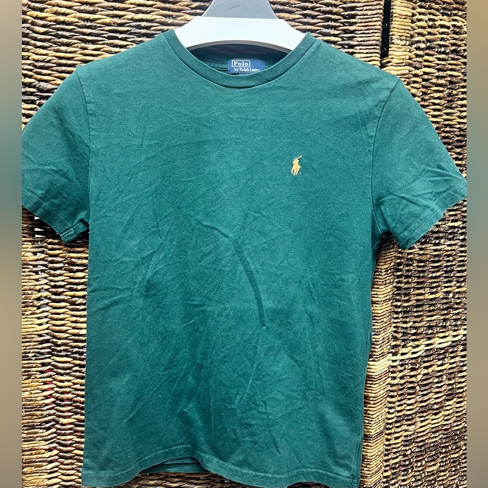 Polo Ralph Lauren Green T-Shirt with Logo- Youth Medium (10-12)